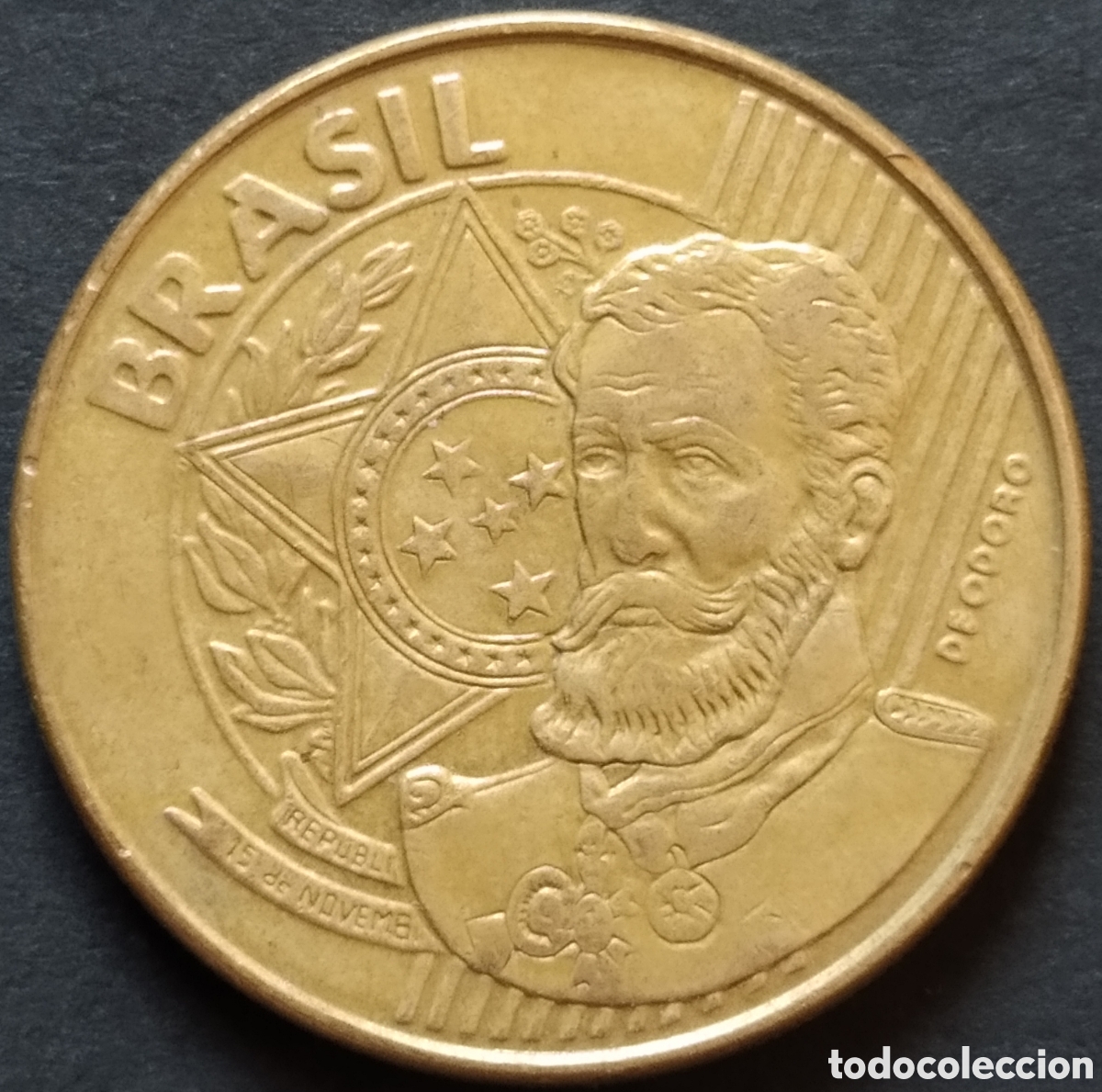 Monedas antiguas de Am&eacute;rica: MONEDA - BRASIL 25 CENTAVOS 2008 - Foto 2
