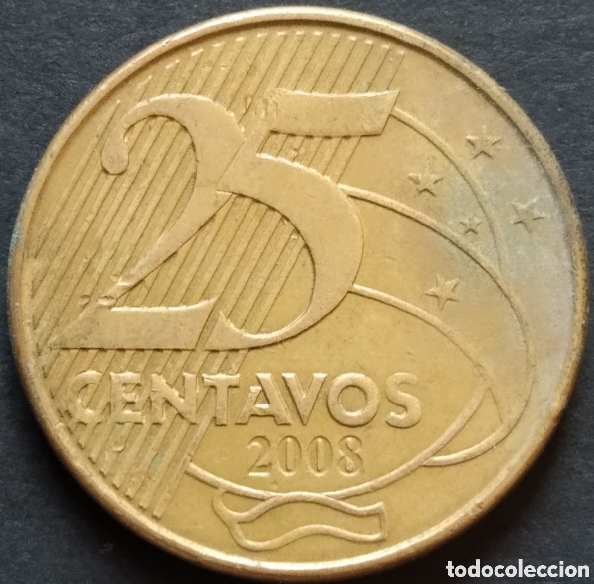 Monedas antiguas de Am&eacute;rica: MONEDA - BRASIL 25 CENTAVOS 2008 - Foto 1