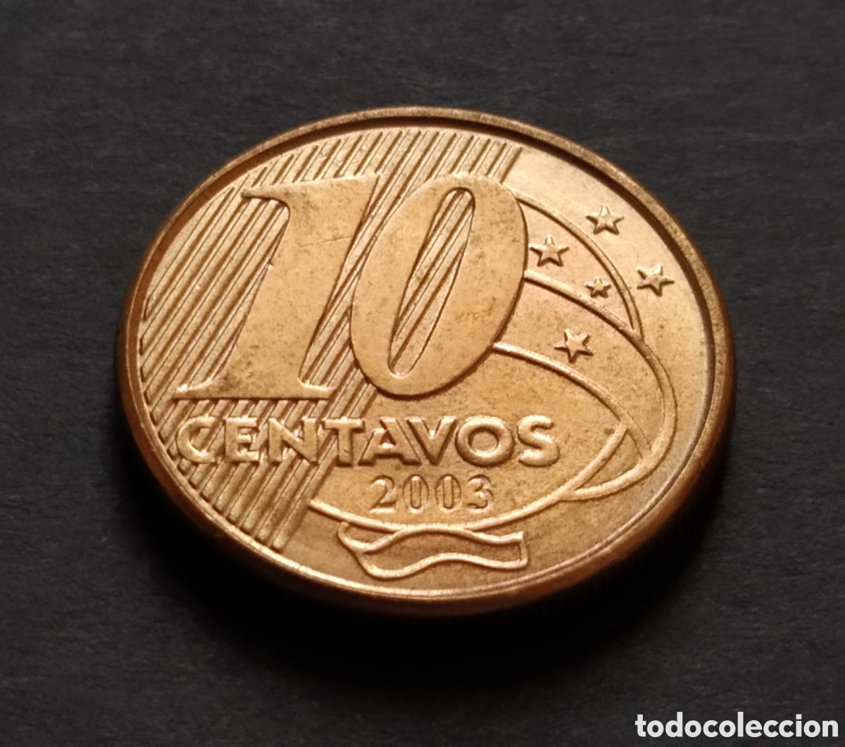Monedas antiguas de Am&eacute;rica: MONEDA - BRASIL 10 CENTAVOS 2003 - Foto 3