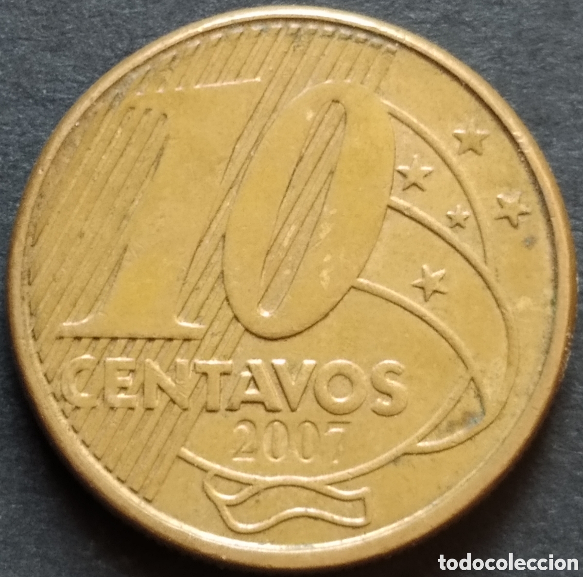 Monedas antiguas de Am&eacute;rica: MONEDA - BRASIL 10 CENTAVOS 2007 - Foto 1