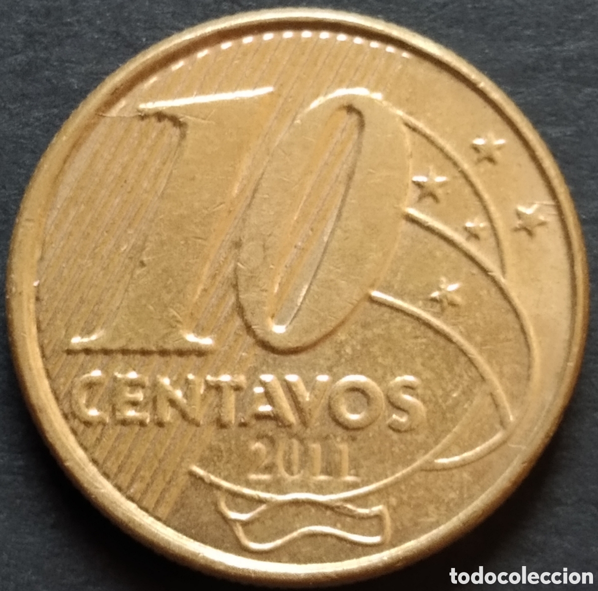 Monedas antiguas de Am&eacute;rica: MONEDA - BRASIL 10 CENTAVOS 2011 - Foto 1