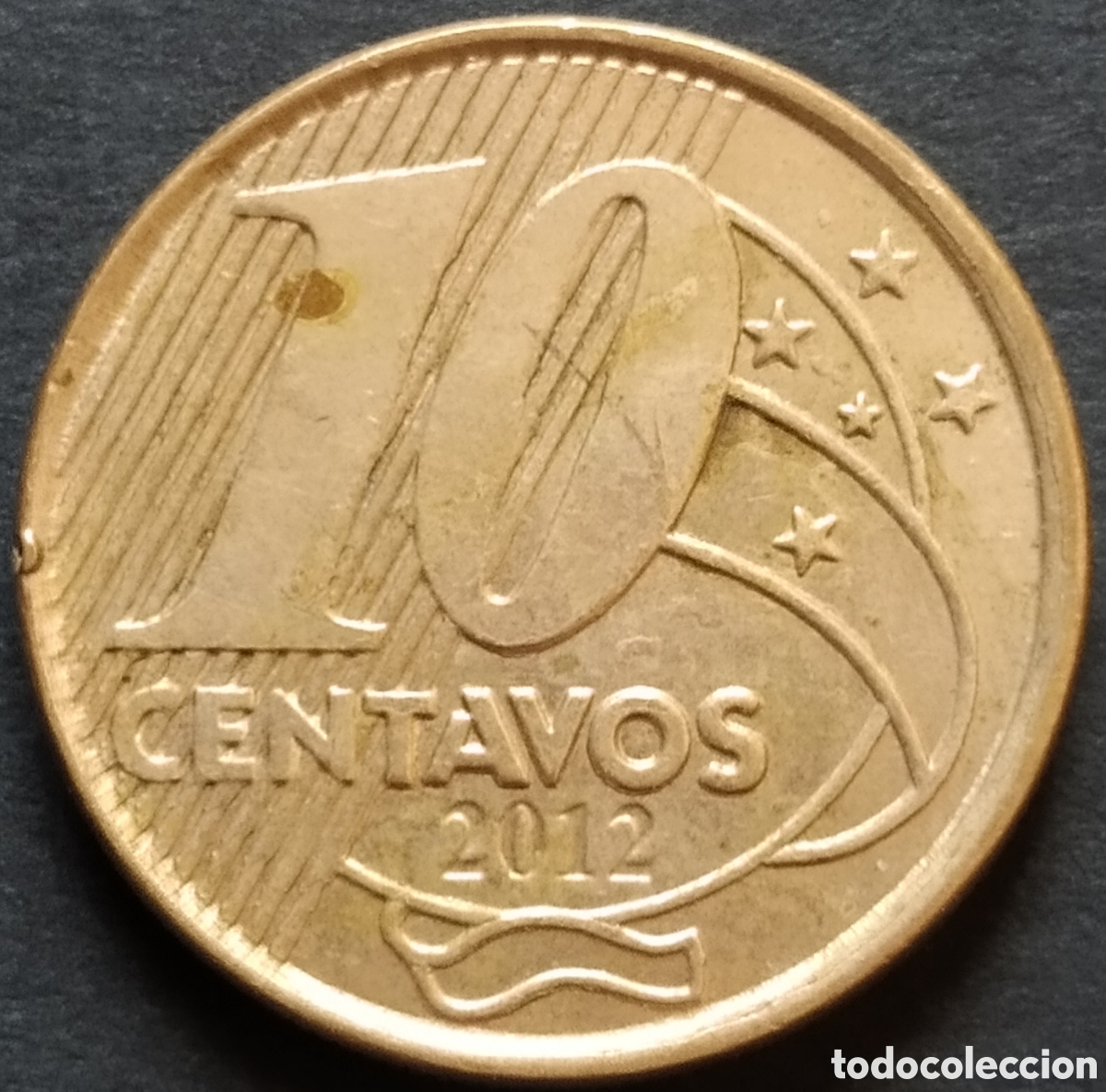 Monedas antiguas de Am&eacute;rica: MONEDA - BRASIL 10 CENTAVOS 2012 - Foto 1