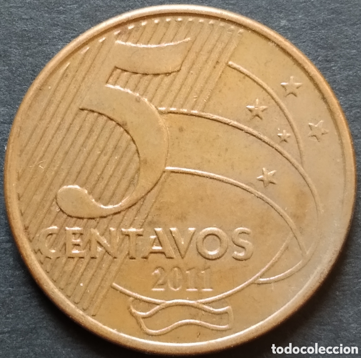 Monedas antiguas de Am&eacute;rica: MONEDA - BRASIL 5 CENTAVOS 2011 - Foto 1