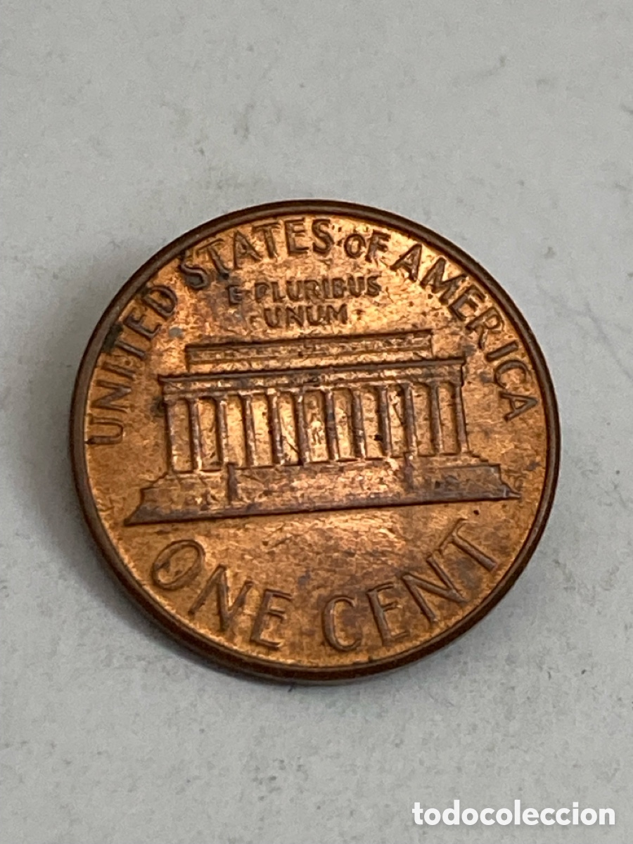 Monedas antiguas de Am&eacute;rica: Moneda One cent 1076 Usa L47 - Foto 2