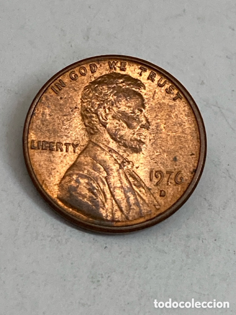 Monedas antiguas de Am&eacute;rica: Moneda One cent 1076 Usa L47 - Foto 1