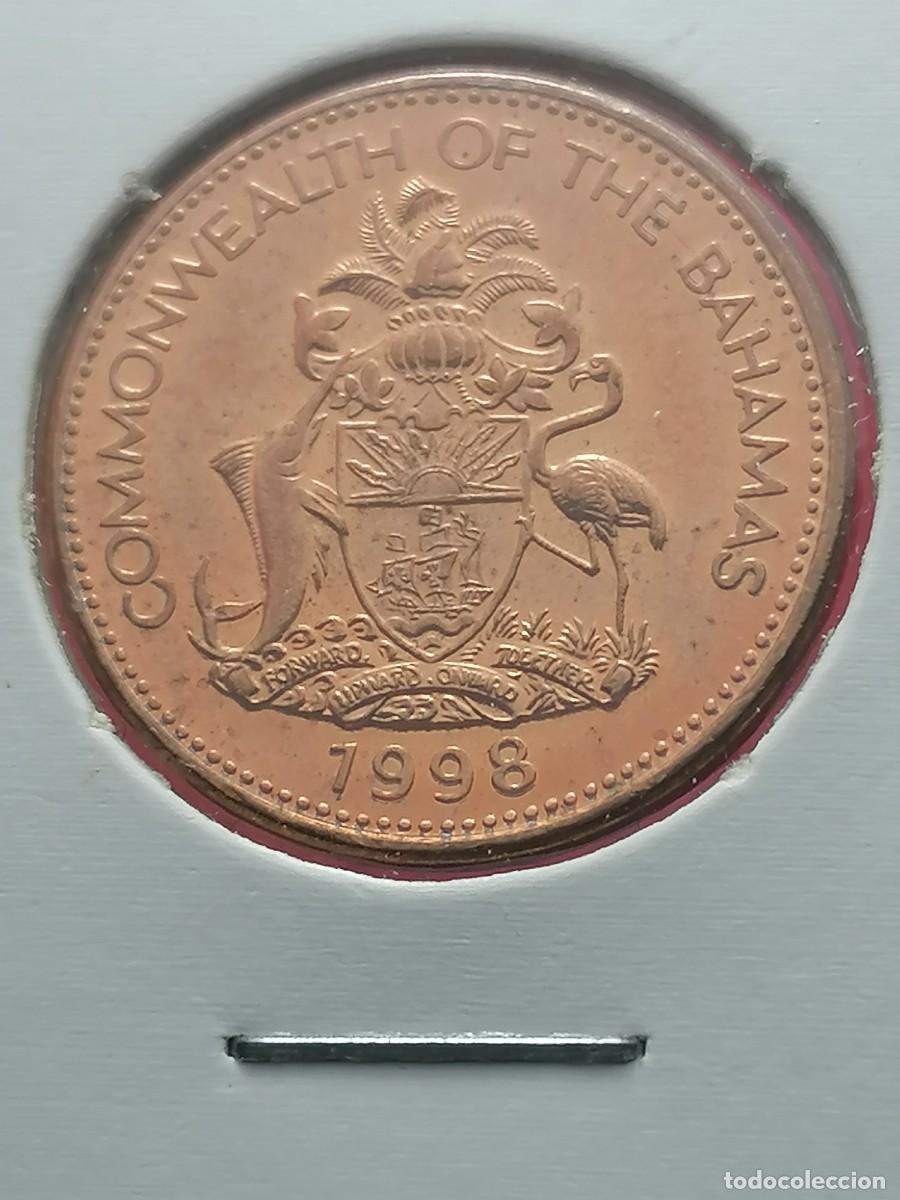 Monedas antiguas de Am&eacute;rica: 1 CENT BAHAMAS - 1998 - Foto 2