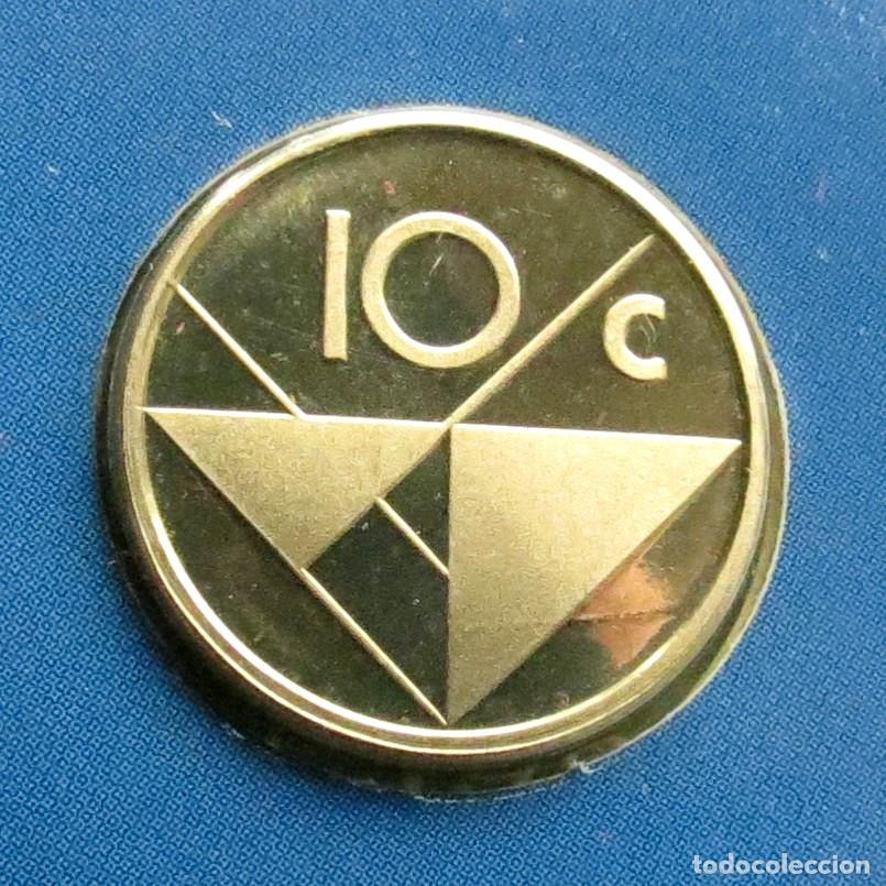 Monedas antiguas de Am&eacute;rica: Aruba 10 cents 1987 UNC - Foto 1