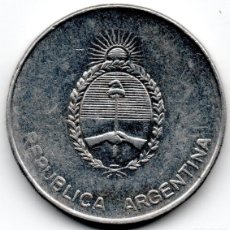 Monedas antiguas de América: MONEDA 500 QUINIENTOS AUSTRALES REPUBLICA ARGENTINA 1990