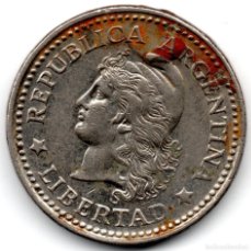 Monedas antiguas de América: MONEDA 10 DIEZ CENTAVOS REPUBLICA ARGENTINA 1959 LIBERTAD