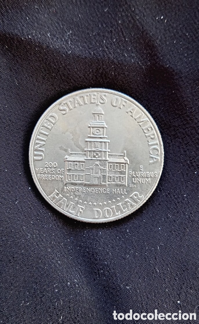 Monedas antiguas de Am&eacute;rica: USA HALF DOLLAR 1976 - Foto 1