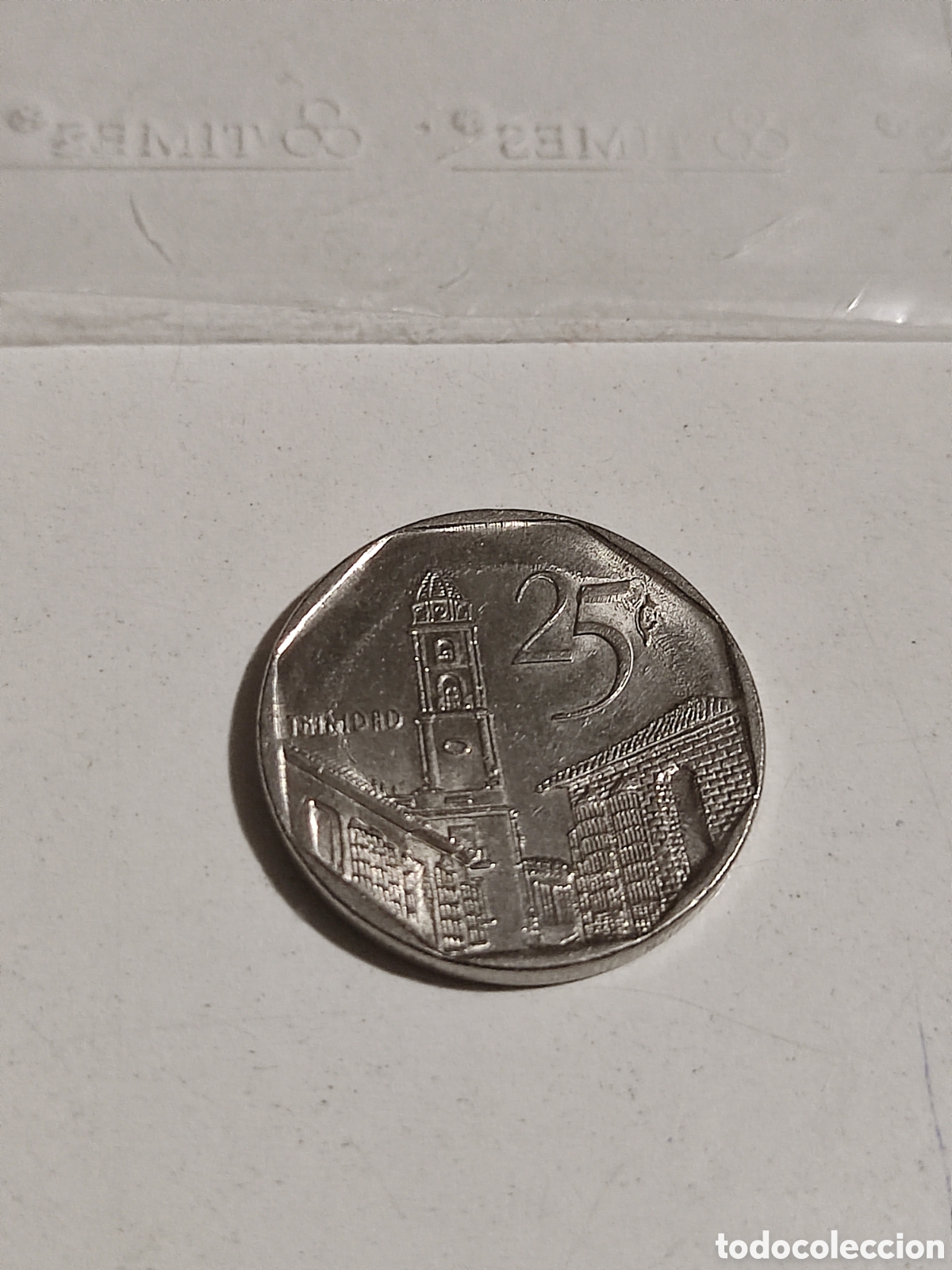 Monedas antiguas de Am&eacute;rica: Moneda Cuba 25 centavos 2008 - Foto 2