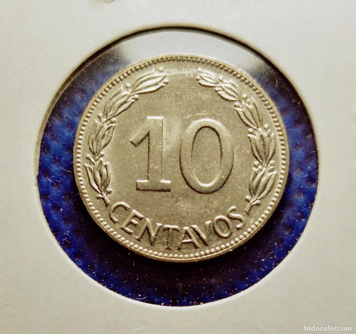 Monedas antiguas de Am&eacute;rica: Ecuador 10 centavos 1964 - Foto 1