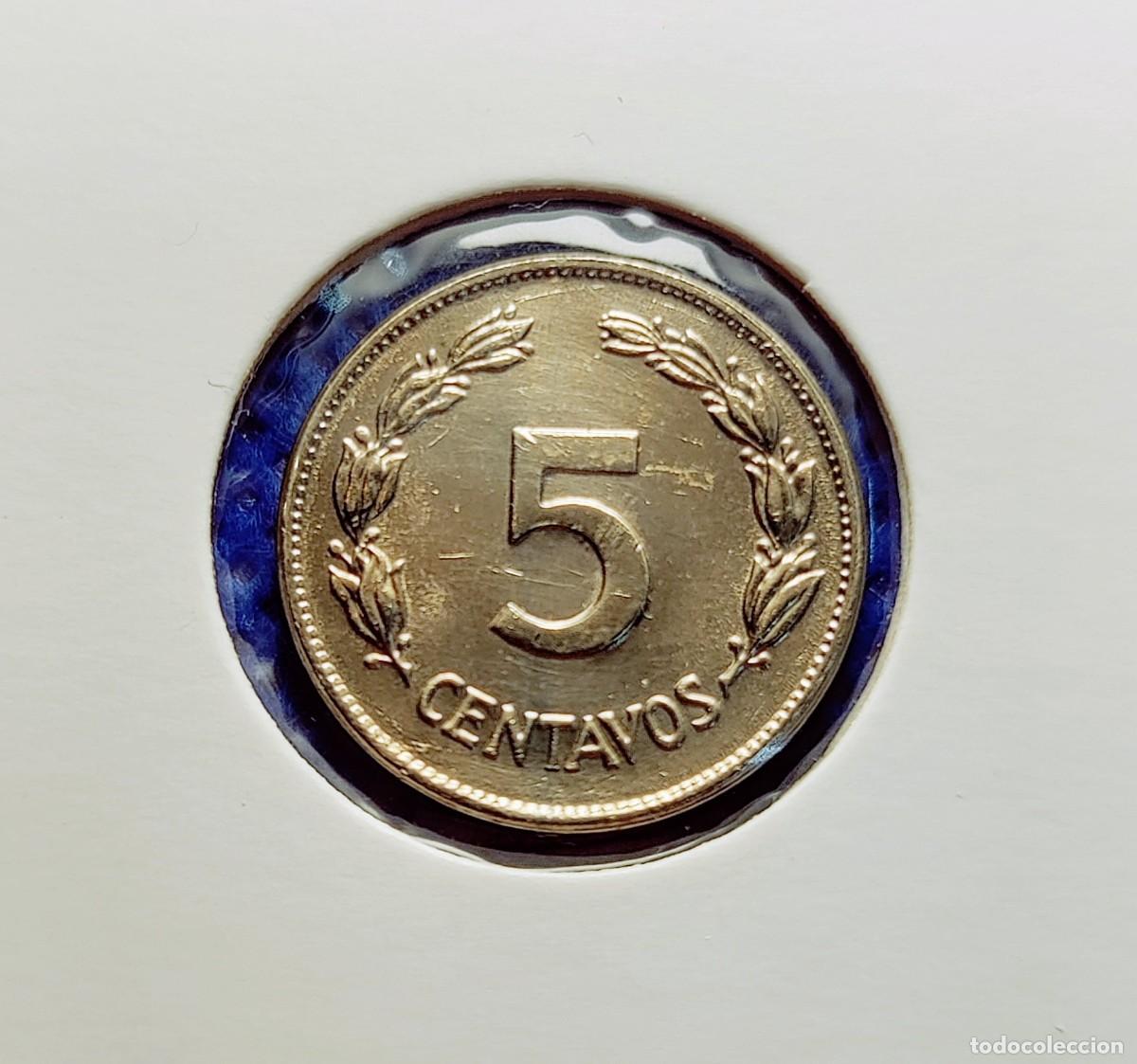Monedas antiguas de Am&eacute;rica: Ecuador 5 centavos 1946 - Foto 1