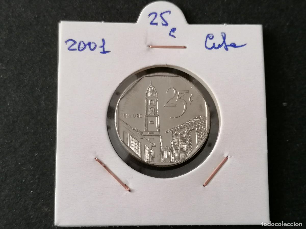 Monedas antiguas de Am&eacute;rica: Moneda 25 cent , convertibles, Cuba, 2001 , sin circular - Foto 1