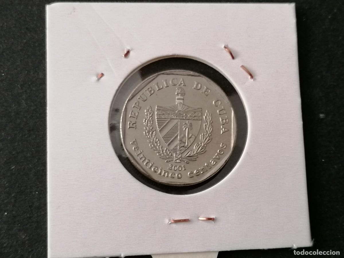 Monedas antiguas de Am&eacute;rica: Moneda 25 cent , convertibles, Cuba, 2001 , sin circular - Foto 2