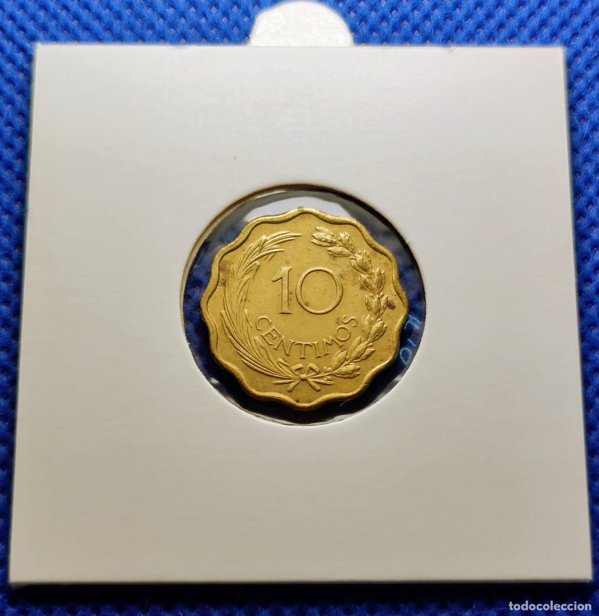 Monedas antiguas de Am&eacute;rica: Paraguay 10 c&eacute;ntimos 1953 - Foto 1