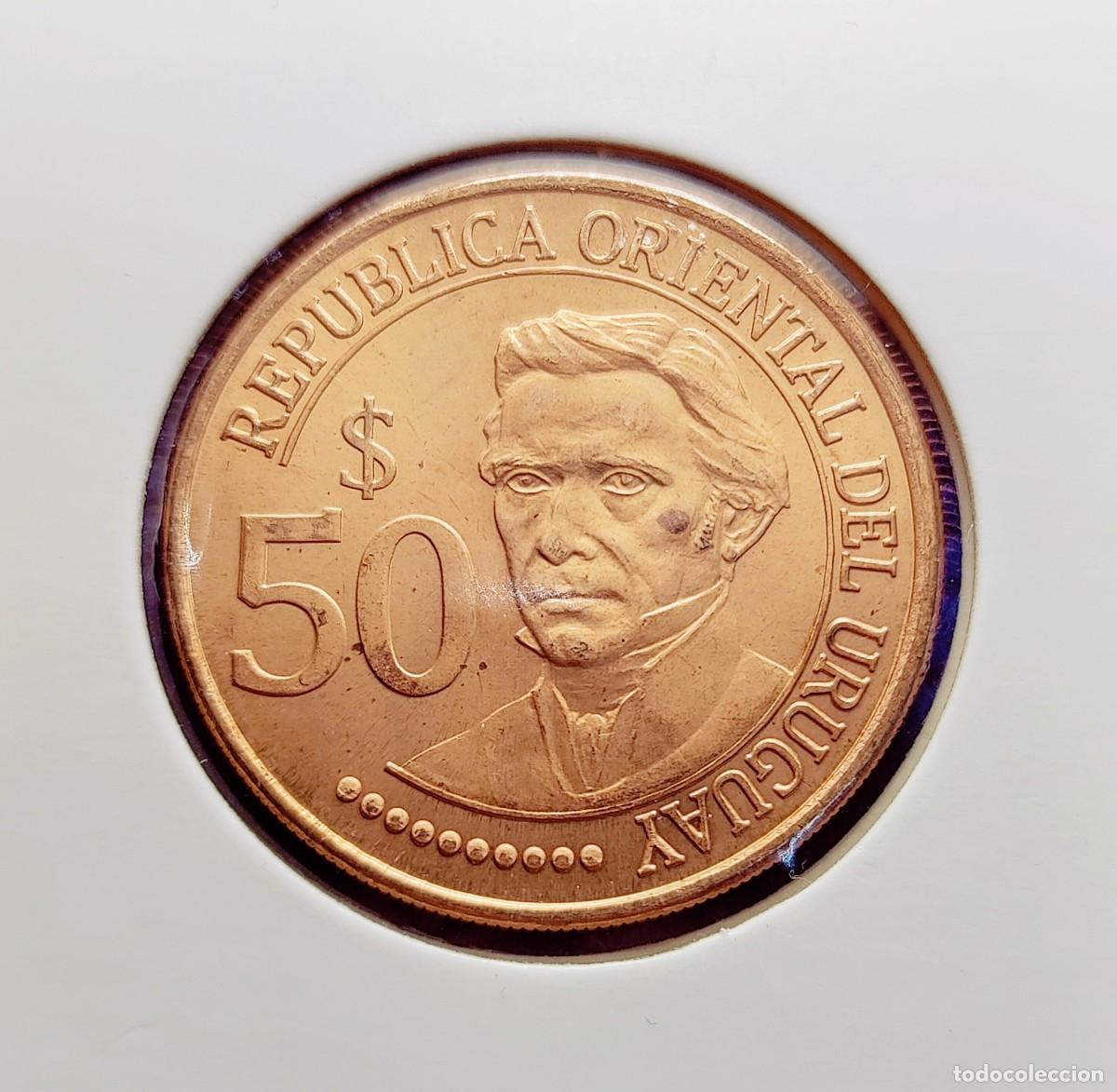 Monedas antiguas de Am&eacute;rica: Uruguay 50 pesos 2011 - Foto 1
