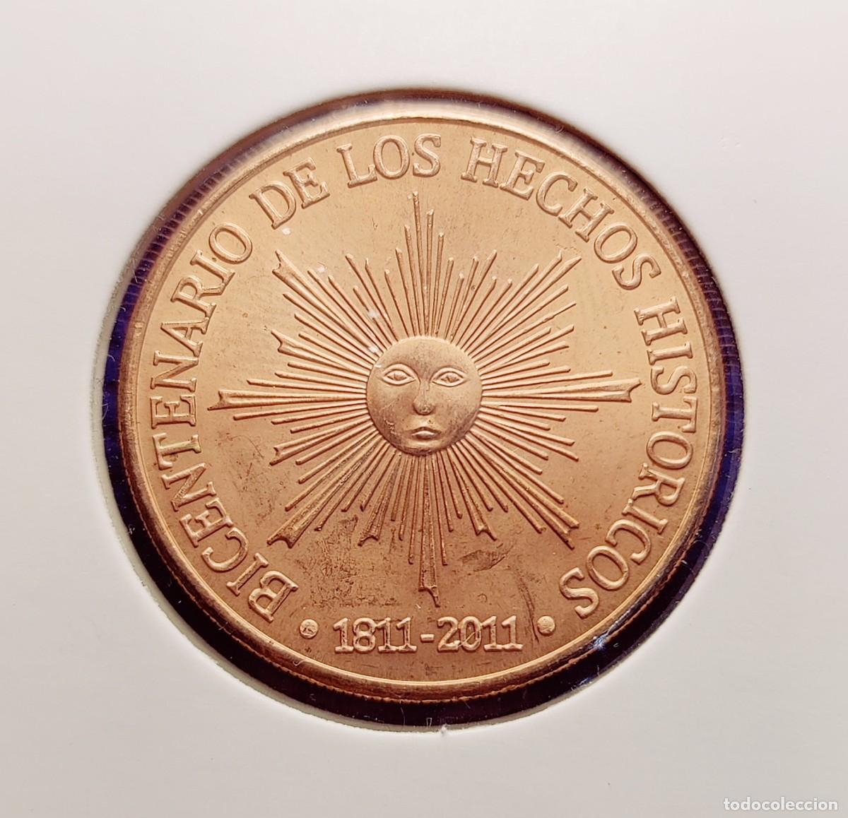 Monedas antiguas de Am&eacute;rica: Uruguay 50 pesos 2011 - Foto 2