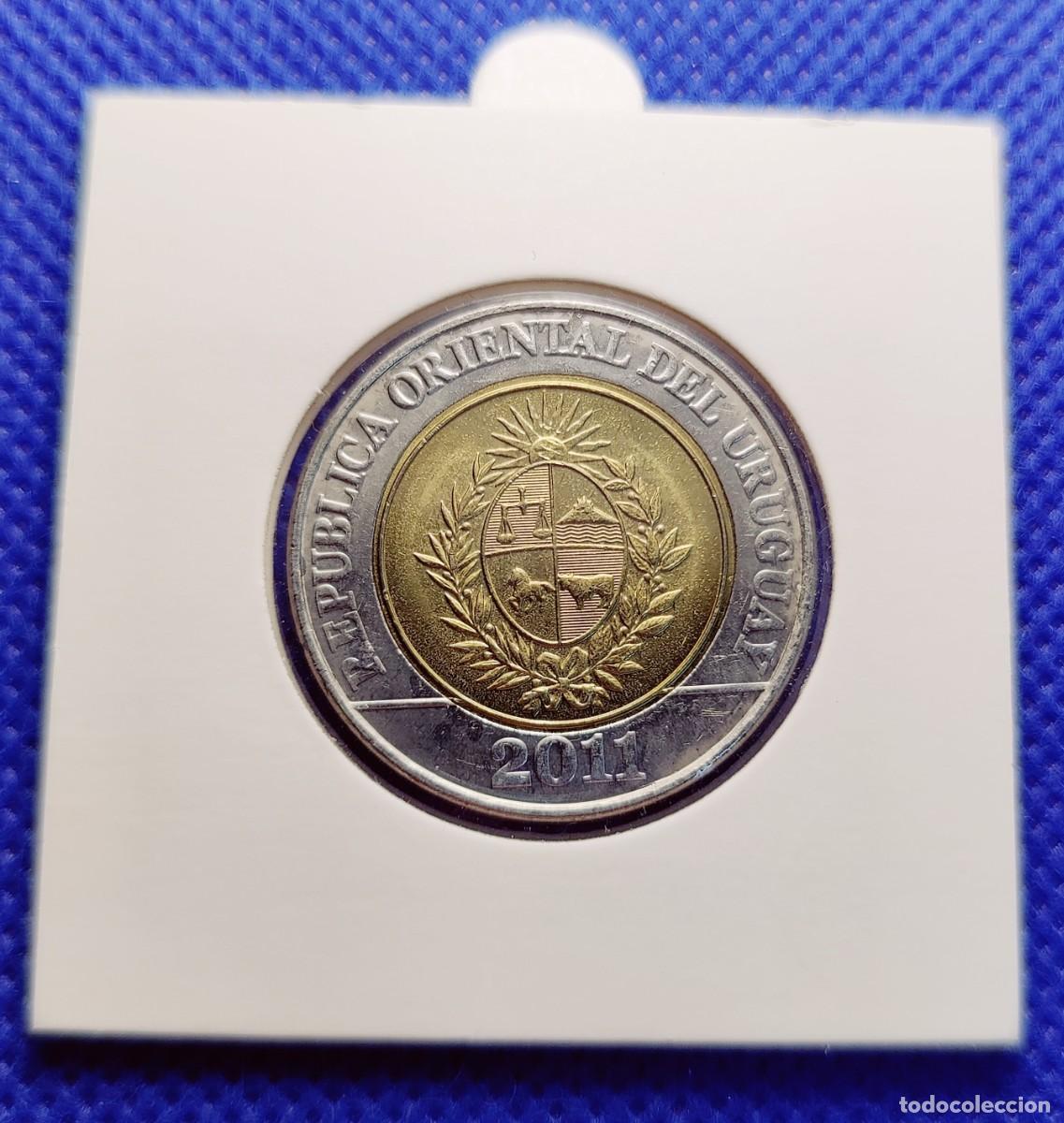 Monedas antiguas de Am&eacute;rica: Uruguay 10 pesos 2011 - Foto 2