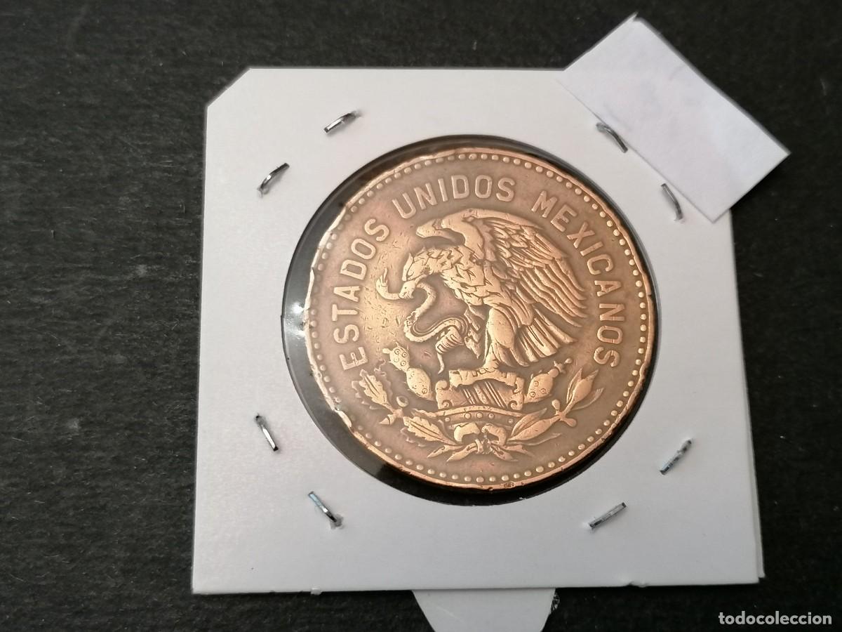 Monedas antiguas de Am&eacute;rica: Moneda, M&eacute;xico, 50 cent, 1956,MBC - Foto 2