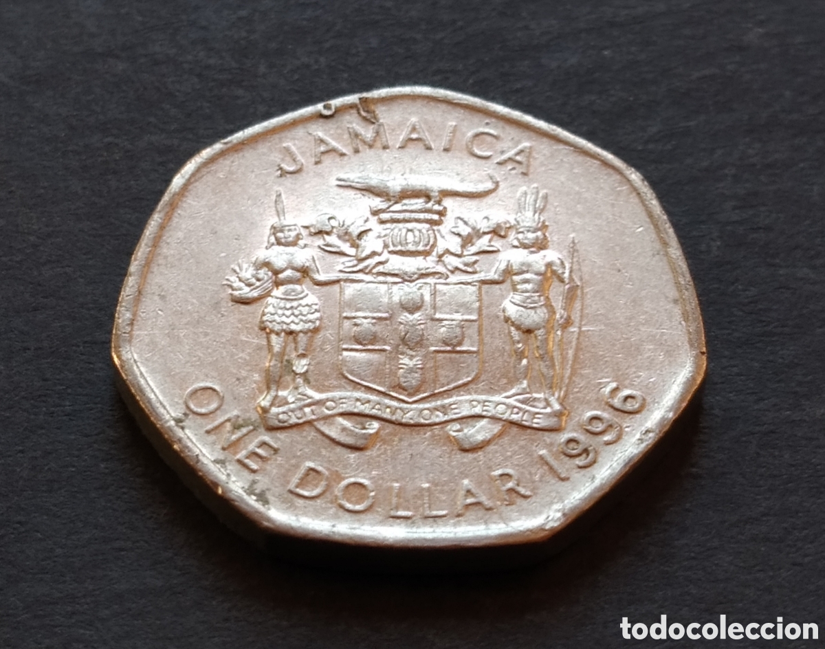 Monedas antiguas de Am&eacute;rica: MONEDA - JAMAICA 1 DOLLAR 1996 - Foto 3