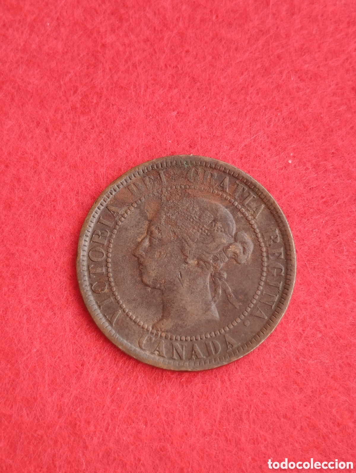 Monedas antiguas de Am&eacute;rica: 1 centavo 1901 Canad&aacute; - Foto 1