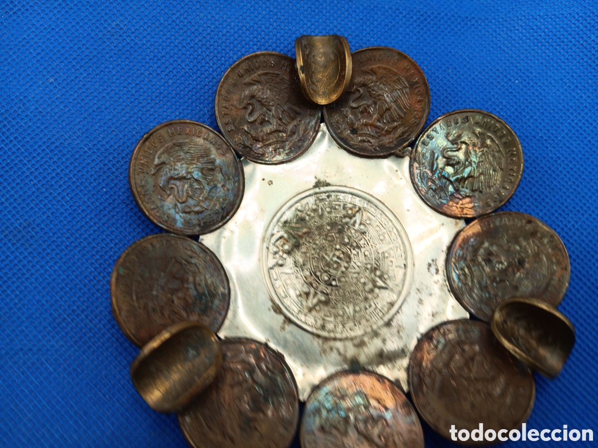 Monedas antiguas de Am&eacute;rica: Cenicero de monedas de 20 centavos - Foto 3