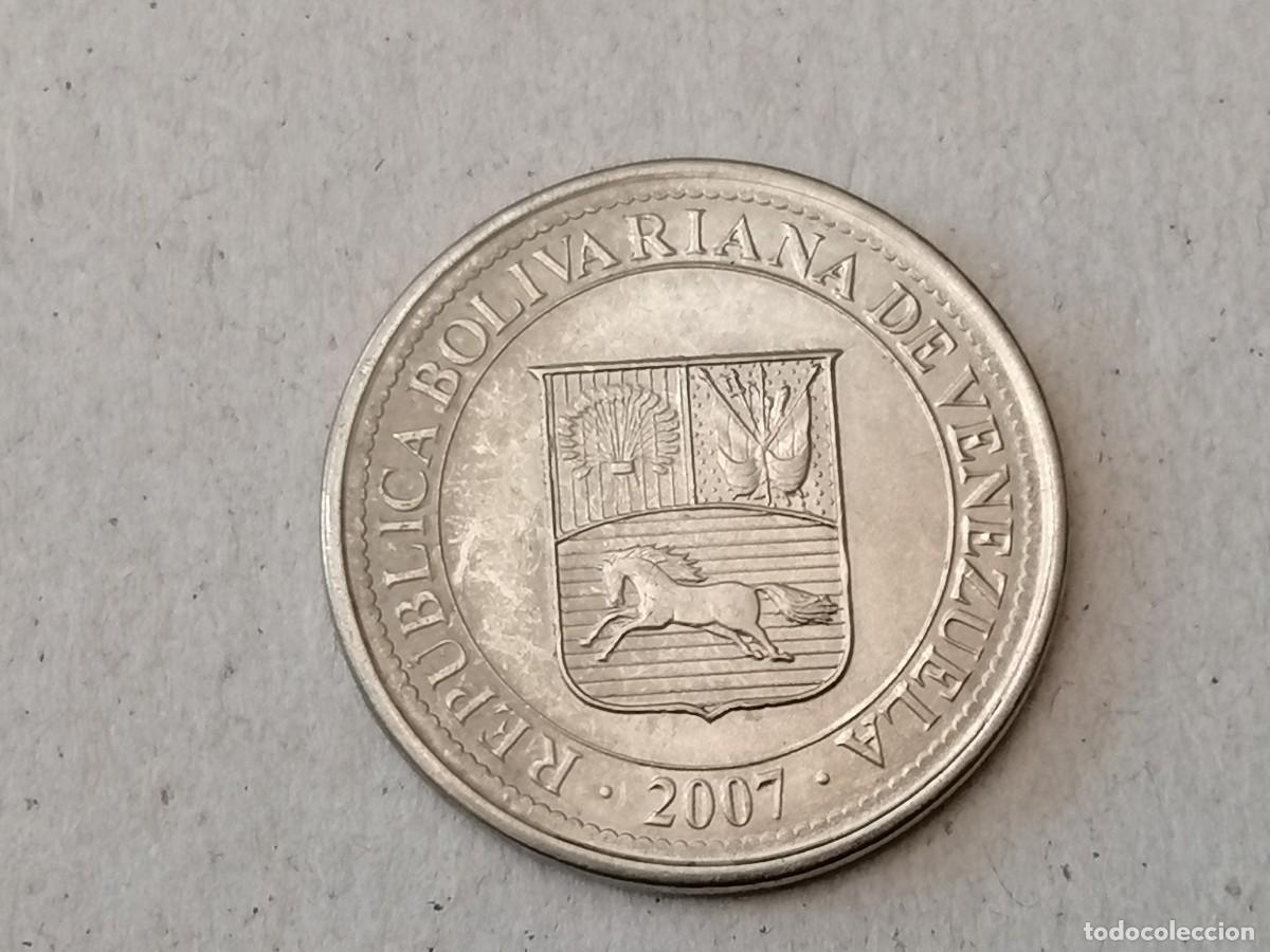 Monedas antiguas de Am&eacute;rica: Moneda 50 cent, Venezuela, 2007, EBC, - Foto 2