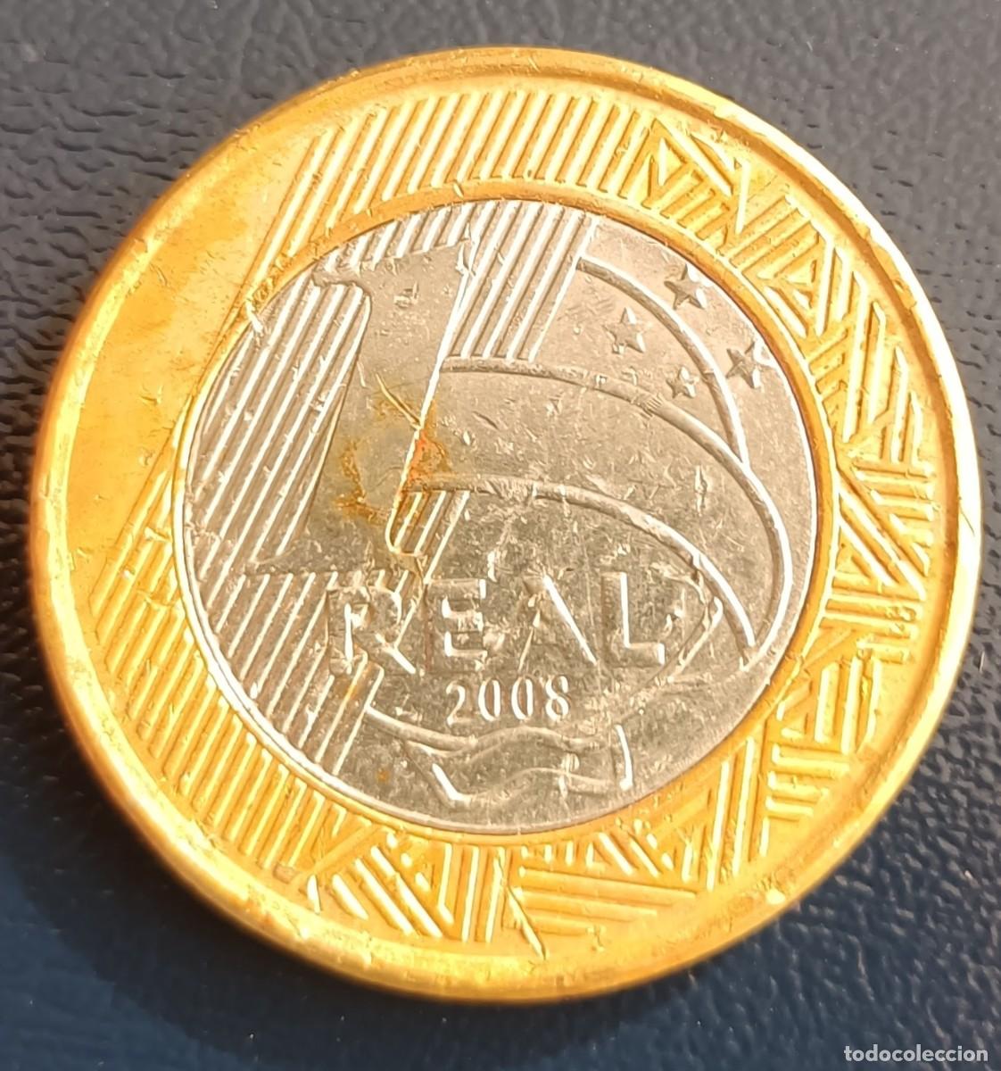 Monedas antiguas de Am&eacute;rica: 1 Real 2008 - Brasil - Foto 1