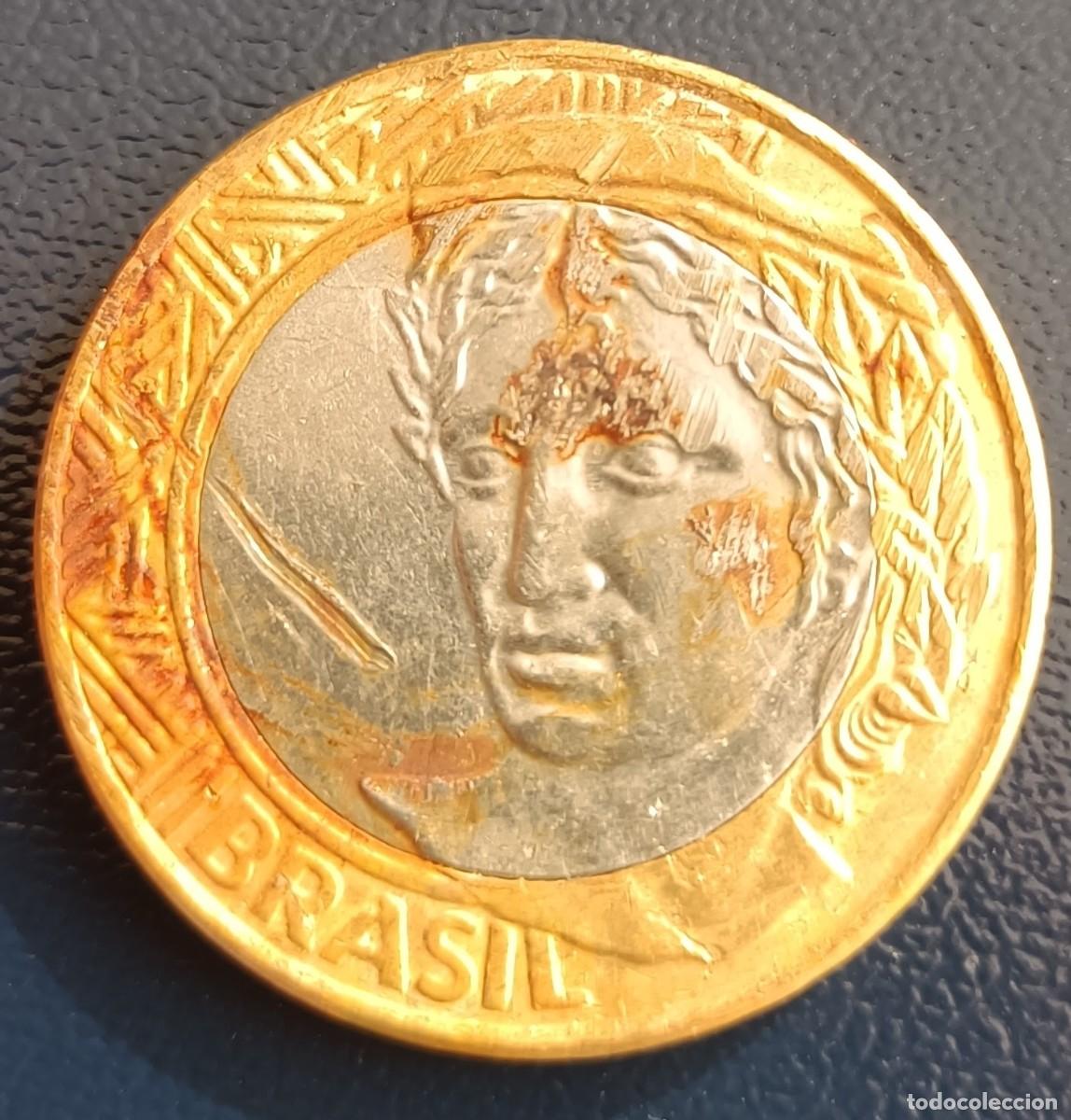 Monedas antiguas de Am&eacute;rica: 1 Real 2008 - Brasil - Foto 2