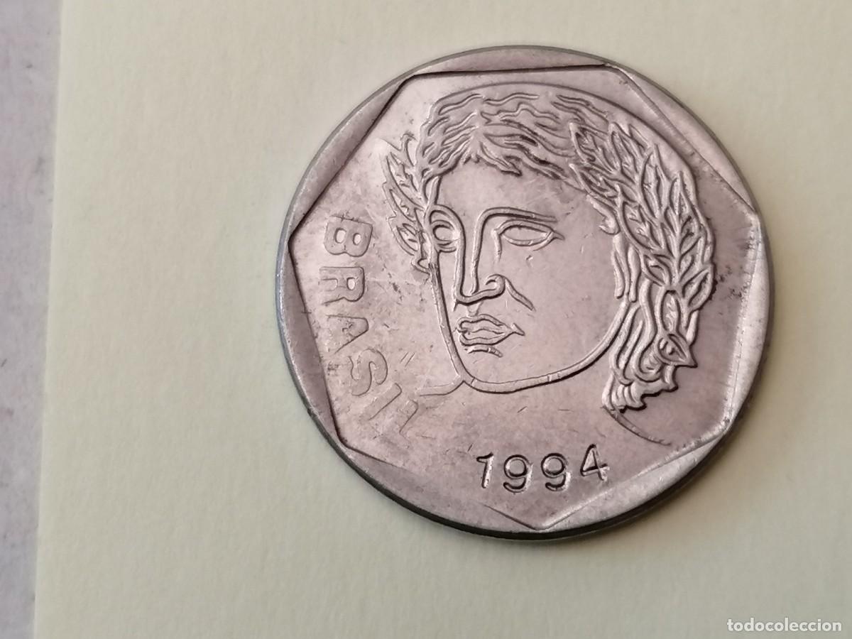 Monedas antiguas de Am&eacute;rica: Moneda 25 cent 1994, Brasil, , MBC+, - Foto 1
