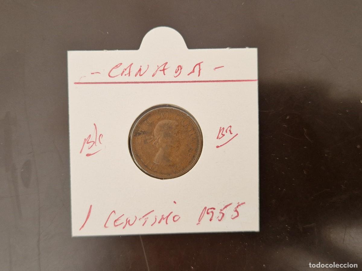 Monedas antiguas de Am&eacute;rica: CANADA 1 CENTIMO 1955 BC KM=49 (BRONCE) - Foto 1