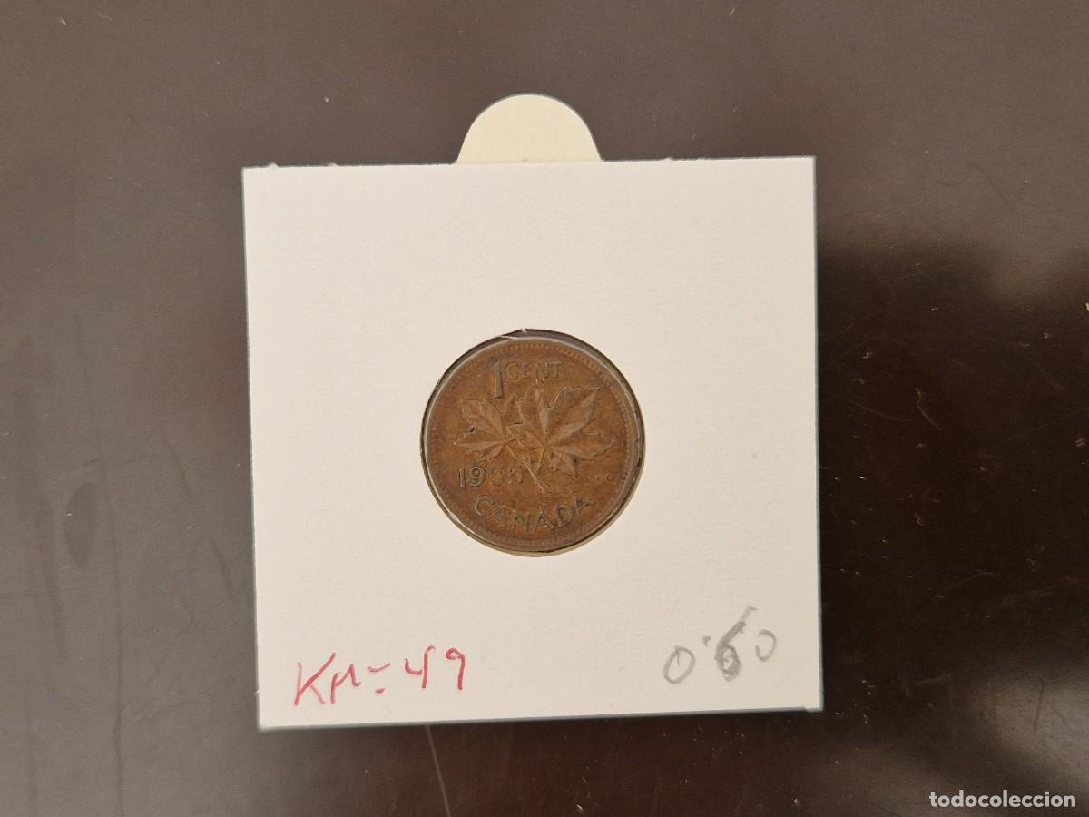 Monedas antiguas de Am&eacute;rica: CANADA 1 CENTIMO 1955 BC KM=49 (BRONCE) - Foto 2