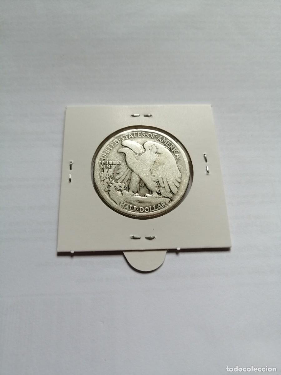 Monedas antiguas de Am&eacute;rica: USA 1/2 Dolar 1917 plata - Foto 2