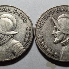 Monedas antiguas de América: PANAMÁ MEDIO BALBOA 1947 - 2 UNIDADES PLATA