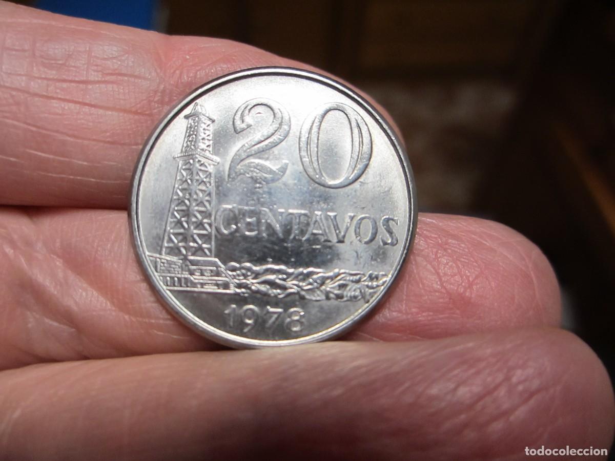Monedas antiguas de Am&eacute;rica: MONEDA DE BRASIL DE 20 CENTAVOS DE 1978 - Foto 2
