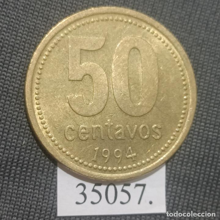 Monedas antiguas de Am&eacute;rica: Argentina 50 centavos 1994 c&eacute;ntimos - Foto 2