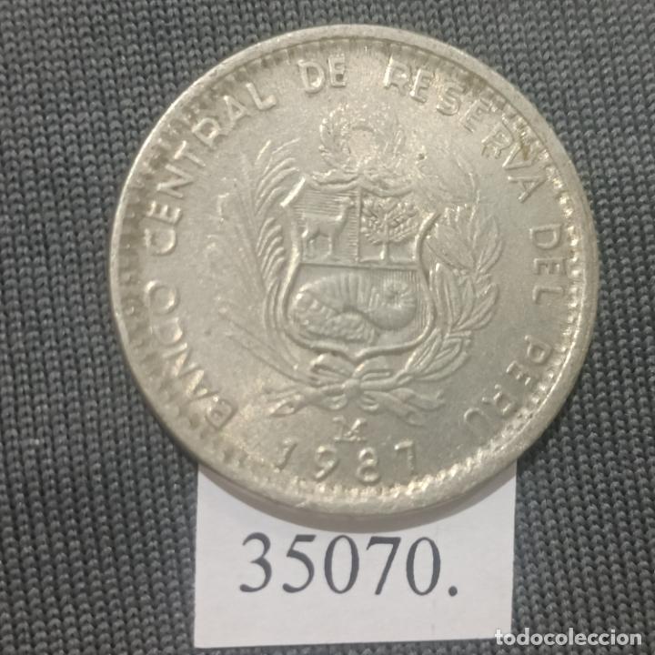 Monedas antiguas de Am&eacute;rica: Per&uacute; 1 inti 1987 - Foto 2