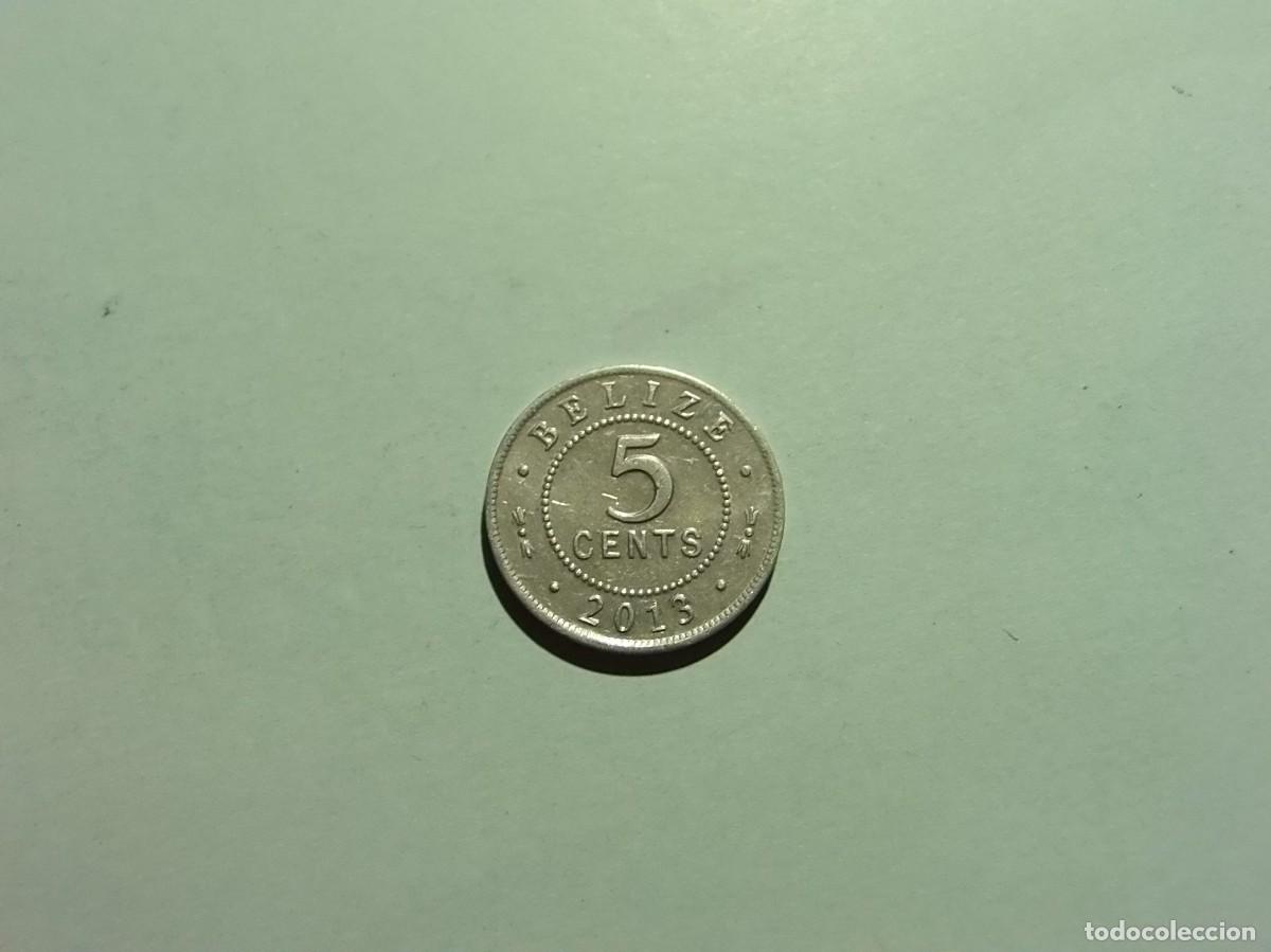 Monedas antiguas de Am&eacute;rica: BELICE 5 CENTS 2013. - Foto 2