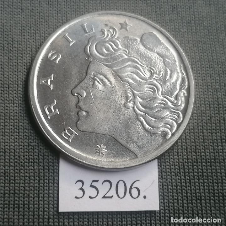 Monedas antiguas de Am&eacute;rica: Brasil 50 c&eacute;ntimos 1976, centavos - Foto 2