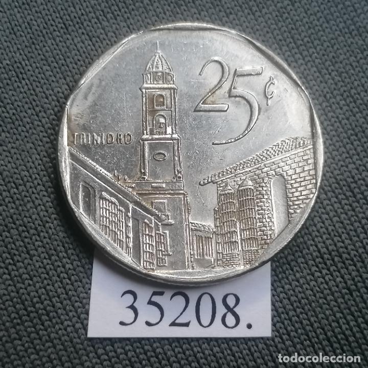 Monedas antiguas de Am&eacute;rica: Cuba 25 c&eacute;ntimos 2000, centavos - Foto 1