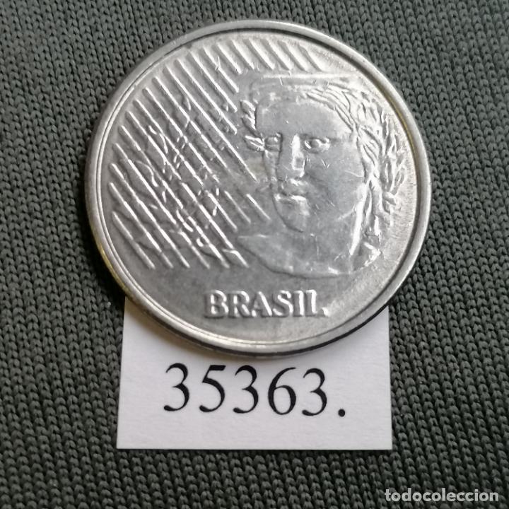 Monedas antiguas de Am&eacute;rica: Brasil 10 c&eacute;ntimos 1995 , centavos - Foto 2