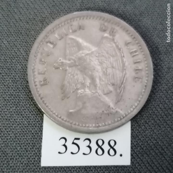 Monedas antiguas de Am&eacute;rica: Chile 20 centavos 1939, c&eacute;ntimos - Foto 1