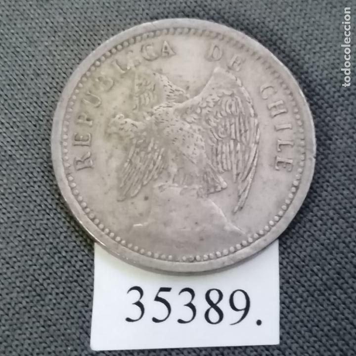 Monedas antiguas de Am&eacute;rica: Chile 20 centavos 1938, c&eacute;ntimos - Foto 1