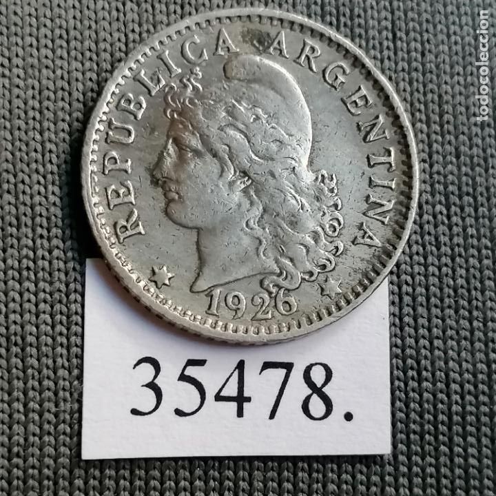 Monedas antiguas de Am&eacute;rica: Argentina 5 c&eacute;ntimos 1926, centavos - Foto 1