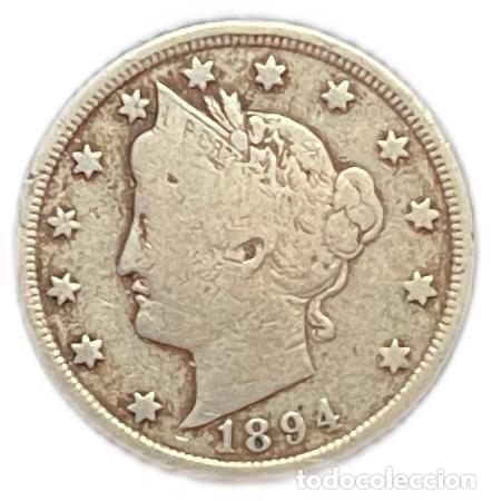 Monedas antiguas de Am&eacute;rica: USA. 5 CENTAVOS. 1.894 - Foto 1