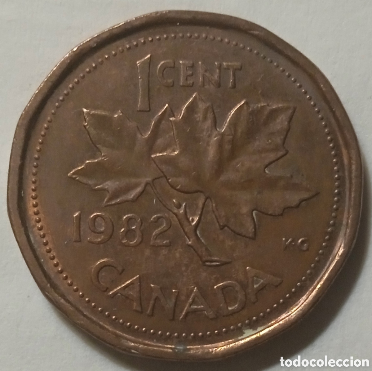 Monedas antiguas de Am&eacute;rica: 1 CENT/1982 (CANAD&Aacute;) - Foto 1