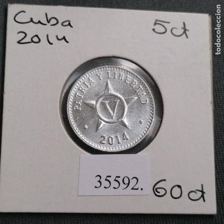 Monedas antiguas de Am&eacute;rica: Cuba 5 centavos 2014, c&eacute;ntimos - Foto 1