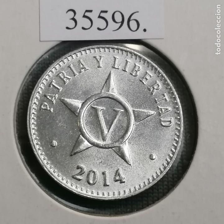 Monedas antiguas de Am&eacute;rica: Cuba 5 centavos 2014, c&eacute;ntimos - Foto 2