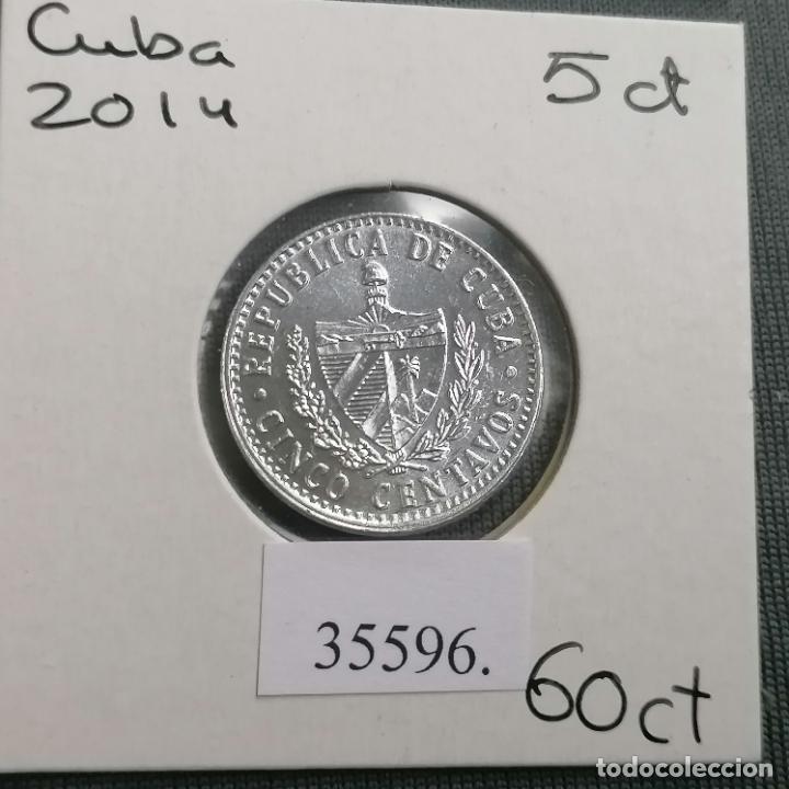 Monedas antiguas de Am&eacute;rica: Cuba 5 centavos 2014, c&eacute;ntimos - Foto 1
